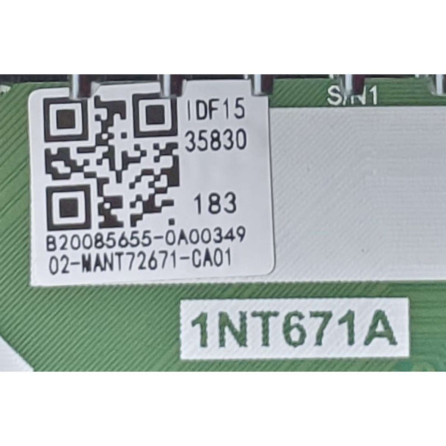 MAIN PARA TV HKPRO UHD SMART TV / NUMERO DE PARTE 02-MANT72671 / TD.NT72671.U781 / 02-MANT72671-CA01 / 1NT671A / B20085655 / DISPLAY CV580U1-T01 REV:01 / MODELO HKP58UHD7 - Imagen 2